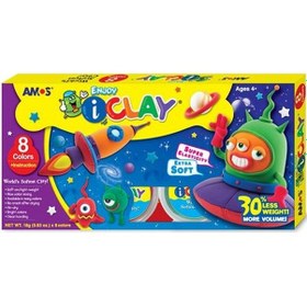 Resim Amos i-clay Oyun Hamuru 8 Renk 18 Gr ic8p 