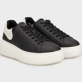 Resim Armani Exchange Bayan Ayakkabı Xw002149 Af19528 Mc024 Siyah-beyaz Siyah 