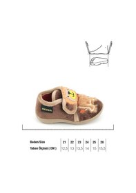 Resim Gezer Bebe Erkek Çocuk Kışlık Cırtlı Ayarlanabilir Günlük Okul Kreş Panduf Ayakkabı Ga2kbm.03361.00.0o5.4f 