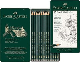 Resim 9000 Art 12'li Dereceli Kalem Seti (8B-2H) Faber-Castell