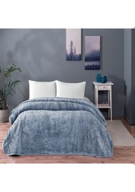 Resim Taç Midnight Çift Kişilik Battaniye Mavi 000000001500219755 Mavi 