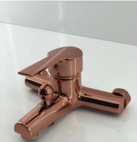 Resim İsaoğlu Yapı Bakır Duş Seti Bron Duş Sistemi Batarya Dahil Komple Set Rose Bakır Duş Başlığı Rose Gold 