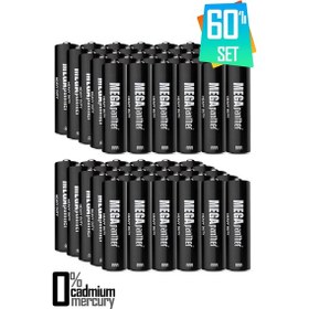 Resim 60lı Aaa R03 İnce Kalem Pil Kumanda Pili Zn-c 1.5v 