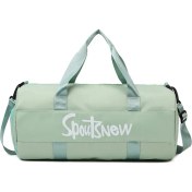 Resim Fashion Schoolbags SJ-629 Büyük Kapasiteli Kadın Oxford Kumaş Su Geçirmez Fitness Tote Çapraz Askılı Çanta Seyahat Bagaj Çantası-Yeşil (Yurt Dışından) 