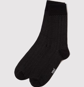 Resim Mavi - Desenli Siyah Soket Çorap 0911581-900 Siyah 