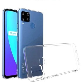 Resim Canpay Realme C15 Kılıf Yumuşak Transparent Şeffaf Yüksek Kalite Şeffaf 