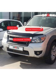 Resim Ford Ranger 2009-2011 Yıl Aralığı Uyumlu Kaput Rüzgarlığı 4mm Siyah 