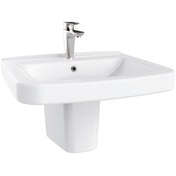 Resim Creavit Lr060 Lara Yarım Ayaklı Lavabo 60 Cm 