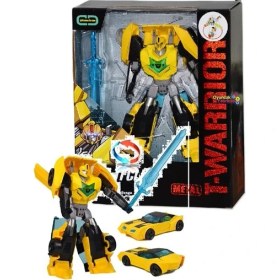 Resim Gepettoys Transformes Dönüşen Oyuncak Robot Araba Bumblebee 