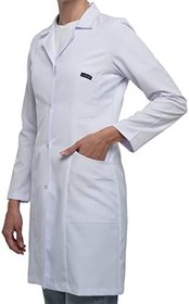 Resim KLASİK Yaka ORTA Boy KADIN Beyaz Önlük (Doktor Önlüğü, Öğretmen Önlüğü)… 