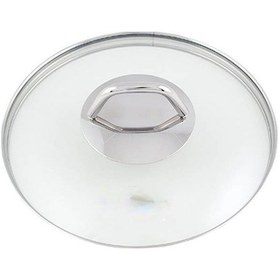 Resim Ermiya Tencere Tava Sahan İçin Cam Kapak 20 CM 