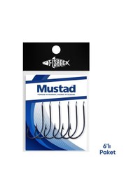 Resim Olta İğnesi - Mustad - 2300 - Lacivert - No: 2 6'lı Paket 