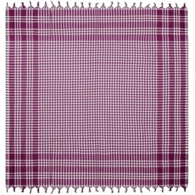 Resim Genel Markalar Soft Ekoseli Piknik Örtüsü - Bordo - 165x165 cm 