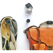 Resim merbiles Ahşap Modern Duvar Banyo Askılık 4 lü Set Dekoratif Askı Siyah 