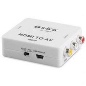 Resim S-link SL-HRC2 Hdmı To Av 1080p Mini Model Dönüştürücü S-link SL-HRC2 Hdmı To Av 1080p Mini Model Dönüştürücü