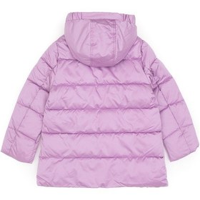 Resim U.S. Polo Assn. Kız Çocuk Lila Kapüşonlu Kaban 50313073-VR034 
