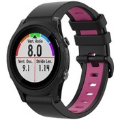 Resim Garmin Forerunner 935 22mm Silikon Spor İki Renkli Saat Kordonu İçin 