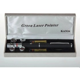 Resim Yeşil Lazer Pointer 100 Mw 15 Km Etkili 5 Başlıklı Renkli 