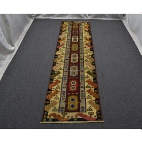 Resim Zehra Abla Halı El Dokuma Bozalan Milas Muğla Kabuksuz Model Yolluk Kirman Yün Halı 6982 Çok Renkli 