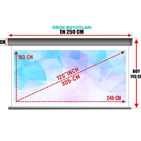 Resim GÖLGE STOR En250cm Boy190cm Projeksiyon Perdesi Motorlu Yeni Akıllı Kumaş Blackout-ışık Geçirmez 4k 
