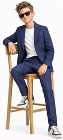 Resim Erkek Çocuk Modern Casual Slim Fit Takım Elbise Ak2850 