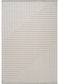 Resim Kaşmir Halı İskandinav Rune White Salon Mutfak Halısı Yolluk Krem 