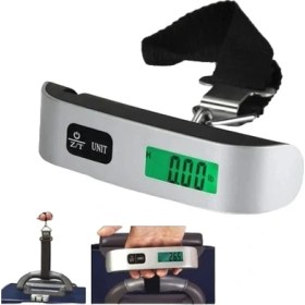Resim Uni-T Seyahat Bavul Ağırlık Tartı Dijital LCD Ekran Çok Amaçlı Taşınabilir Bagaj Tartısı Max 50 kg 