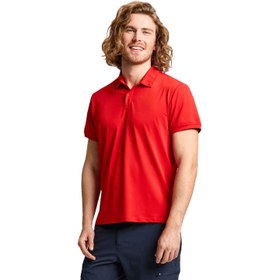 Resim Slam Tech Pique Polo Erkek Kırmızı Tişört 
