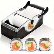 Resim DIY Rulo Sushi Sürücüsü - PS malzeme, elektrik gerektirmez, kullanımı basit ve kolay, her türlü senaryoda hızlı sushi yapmak için uygun 