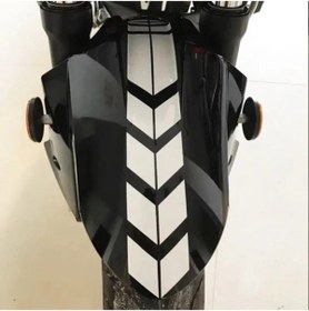 Resim Lasirius Yeni Özel Motosiklet Çamurluk Sticker Beyaz 34, 5, 5 Cm 