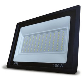 Resim Ledram 100w 6500k Beyaz Işık A Enerji Tüketimi 9000lm Led Slim Tablet Projektör Armatür 