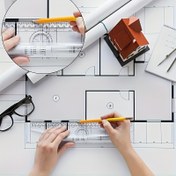 Resim Çok Fonksiyonlu Paralel Çizim Cetveli, Yuvarlanan Çeviri Açı Cetveli, Çok Amaçlı Tasarım Çizim Cetveli, Ölçüm, Haritalama, Okul ve Ofis İçin 