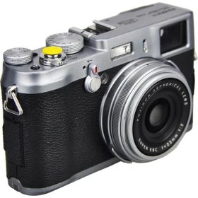 Resim JJC Soft Release Button Vidalı Metal Deklanşör Düğmesi (Tümsek - Sarı) 