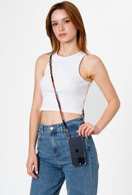 Resim Hippi Strong El Örgüsü Telefon Ve Çanta Askısı 