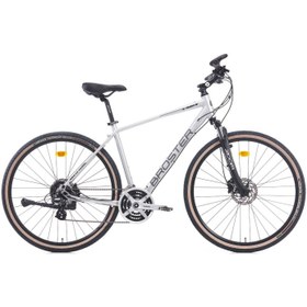 Resim Broster Headway 4.0 - 28 Jant 49cm ( M - L ) Kadro Hibrit Bisiklet - Mat Açık Gri 