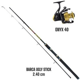 Resim Bauer Barca Ugly Stıck 2.40 Cm - Onyx 4000 Olta Seti 