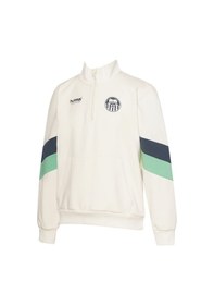Resim Hummel Walkes Çocuk Yarım Fermuarlı Sweatshırt 922446-9157 Ekru 