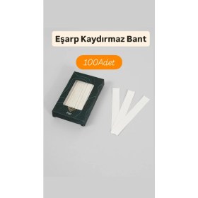 Resim Karapolat 100 Adet Eşarp Kaydırmaz Bant Çift Taraflı Yüksek Su Geçirmezlik Düzeyi ile Stick Form 