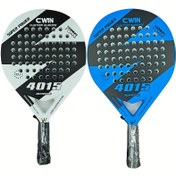 Resim CWIN Padel Raketi - Karbon Fiber & EVA Yüz, 4015 Model, Beyaz/Mavi, Padle Çantası Kapağı Dahil, Güvenlik Halatı ile Ücretsiz Hediye - Başlangıç ve Uzmanlar için Unisex Yetişkin Tenis Raketi, Tenis Aksesuarları, Spor Ekipmanları, Şık Spor Ekipmanları, Dayanıklı Spor Ekipmanları 