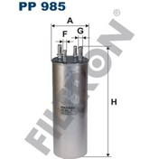 Resim FILTRON PP985 YAKIT FİLTRESİ TOUAREG 2.5TDI-MULTTIVAN 1.9TDI-2.0T 