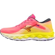 Resim Mizuno Wave Sky 7 Kadın Koşu Ayakkabısı PembeSarı 