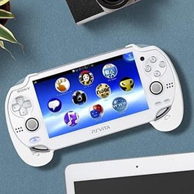 Resim Tetikleme Tutamakları El Tutamağı Uyumlu Dayanıklı Joypad Plastik Esnek El Tutacağı PS Vita Playstation Vita 1000 (PCH-1000) ile Uyumlu Beyaz 