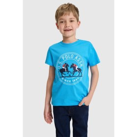 Resim U.s. Polo Assn. Erkek Çocuk Kobalt Tişört 50327036-VR077 