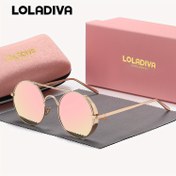Resim LolaDiva Unisex Casual Tam Çerçeve Anti-Yansıtma Moda Gözlükleri - UV400 Koruma, Hafif Metal Çerçeve ile Altın Detaylar, Kadınlar ve Erkekler için Kılıf ve Bez Dahil, Günlük Gözlük, Şık Gözlük, Dayanıklı Gözlük 