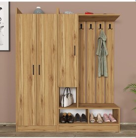 Resim Kalender Dekor Lityum-1-3 Lty04 Portmanto Vestiyer Ayakkabılık 