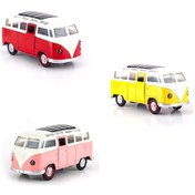 Resim Lichen 3 Adet Set, 1:32 Alaşımlı Otobüs Araba Modeli Çocuk 