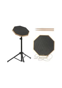 Resim Bateri Davul Drum Pratik Pedi Pad Stand Dahil Baget 