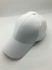 Resim Gonca Şapka Ayarlanabilir Unisex Sport Sade Şapka Beyaz 