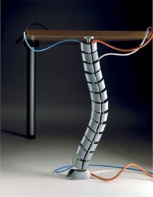 Resim Nexo Masaaltı Omurga Kablo Kanalı Dinazor Kablo Toplama Spirali 