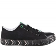 Resim United Colors Of Benetton BN-30626 Siyah Erkek Sneakers 